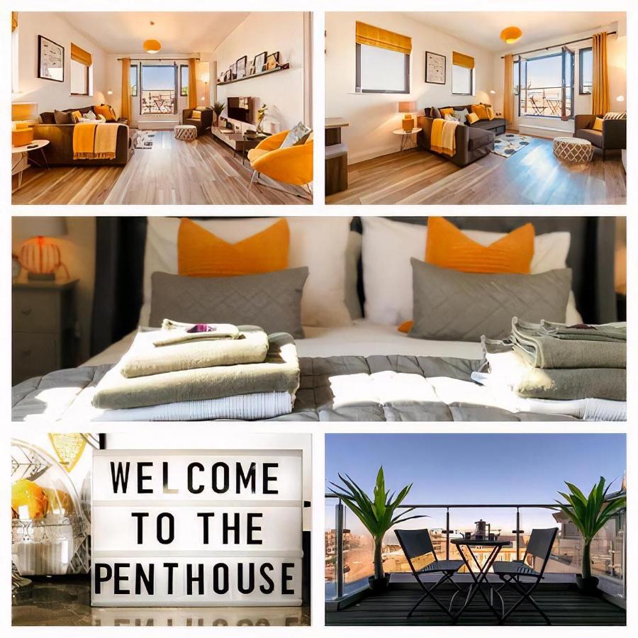 The Penthouse Margate, Balconies, Sea View, Gated Parking, Air Con! Apartment Exterior foto