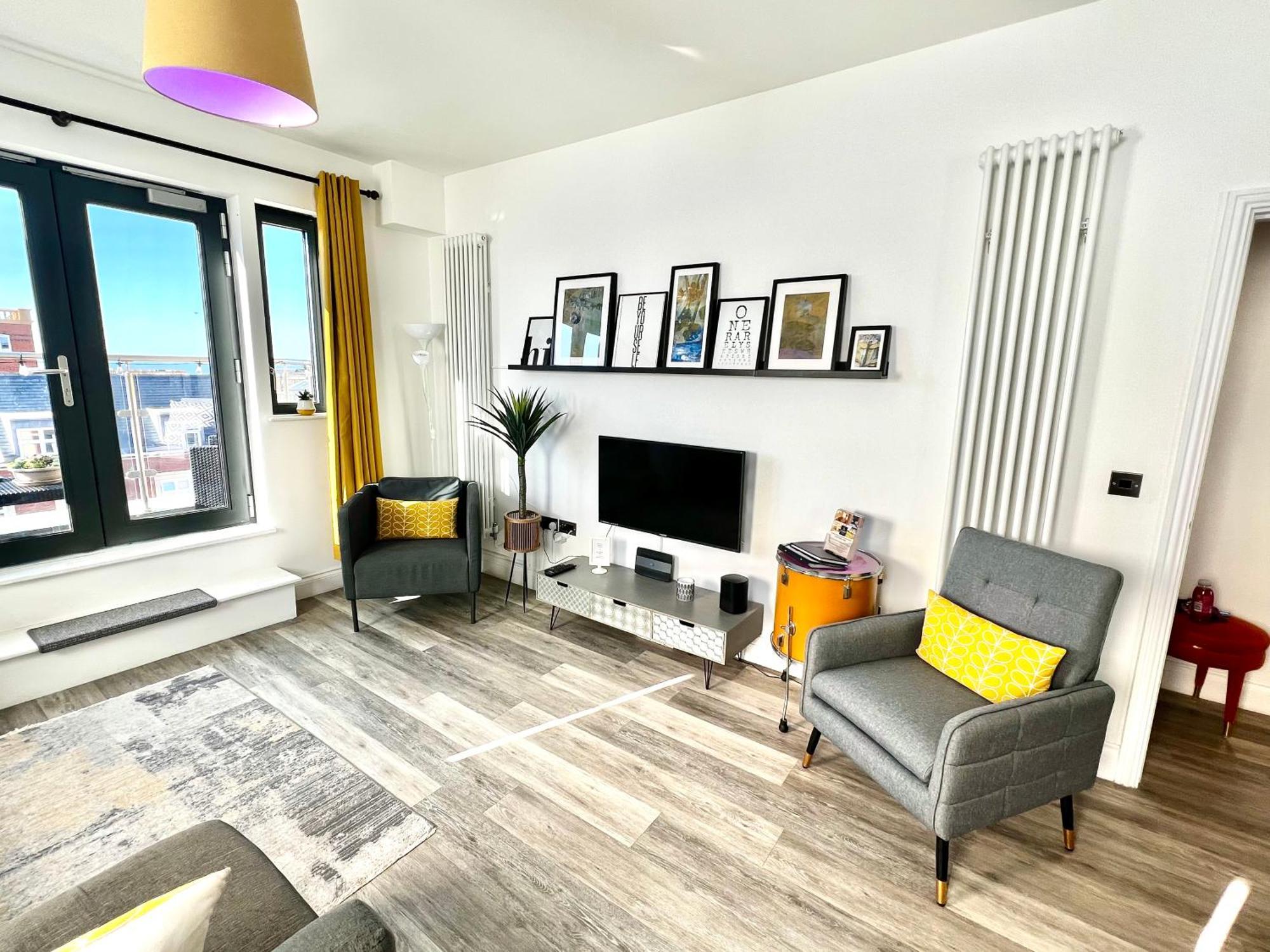 The Penthouse Margate, Balconies, Sea View, Gated Parking, Air Con! Apartment Exterior foto